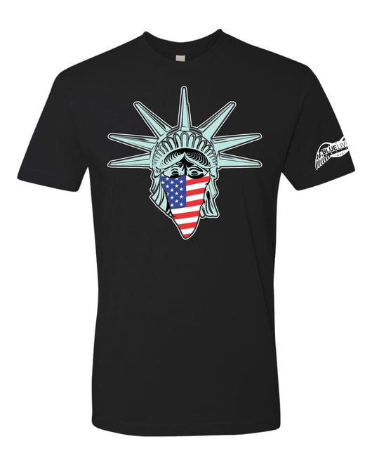 Lady Liberty American Green Tee - Blue Lives Matter NYC