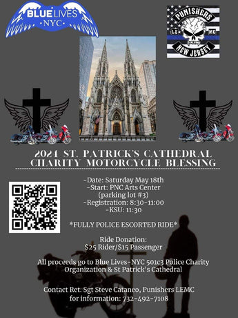 Charity Motorcycle Ride to Saint Patrick's Cathedral