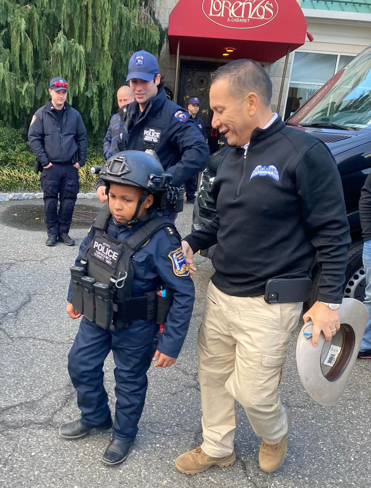 Devarjaye Daniel honorary NYPD officer