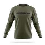GOD'S WORK Utility Sport Long Sleeve (No Hoodie) - Blue Lives Matter NYC