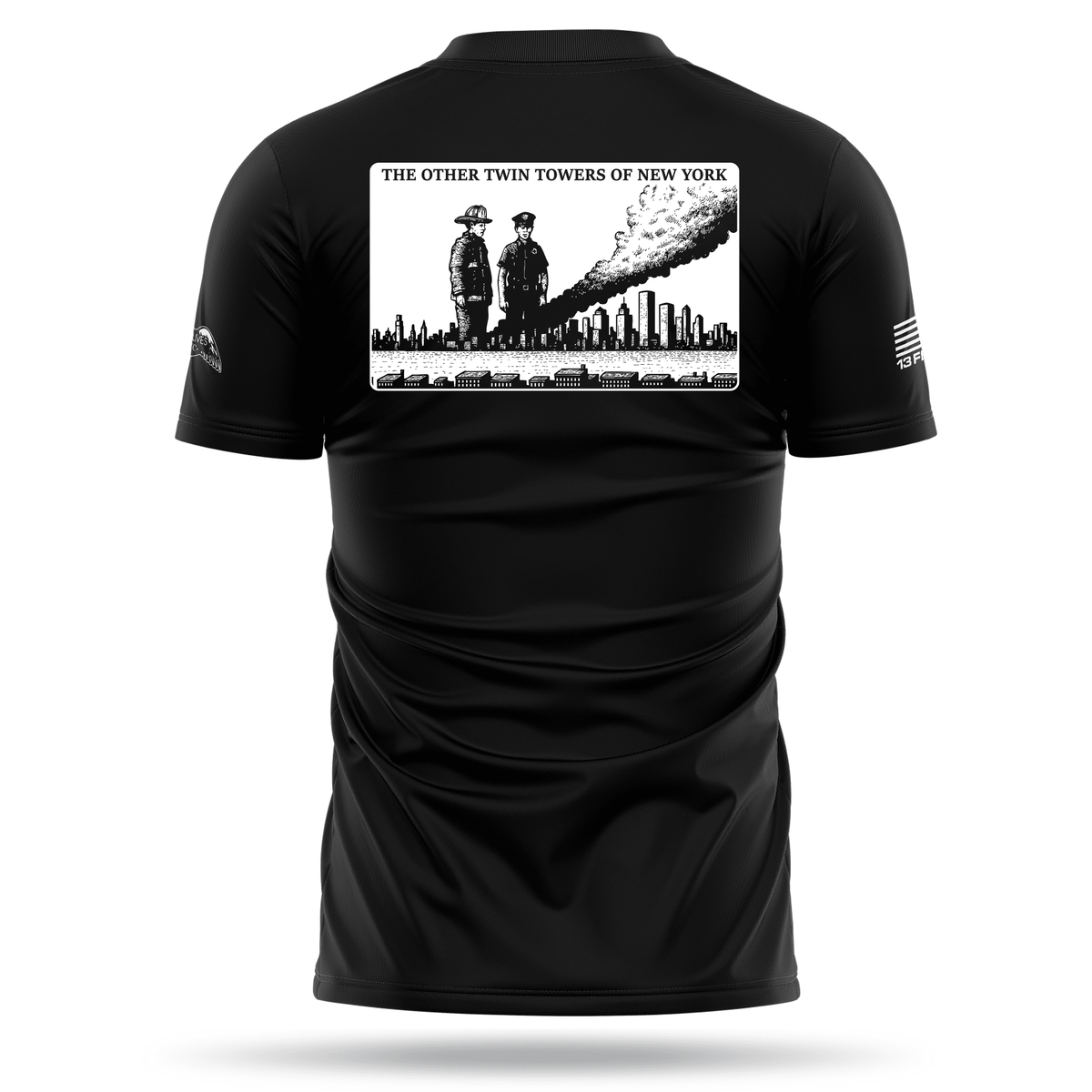 1350/BLUE LIVES The Other Twin Towers of New York Tee - Blue Lives Matter NYC
