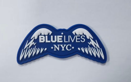 *New Logo* PVC Velcro Patch - Blue Lives Matter NYC