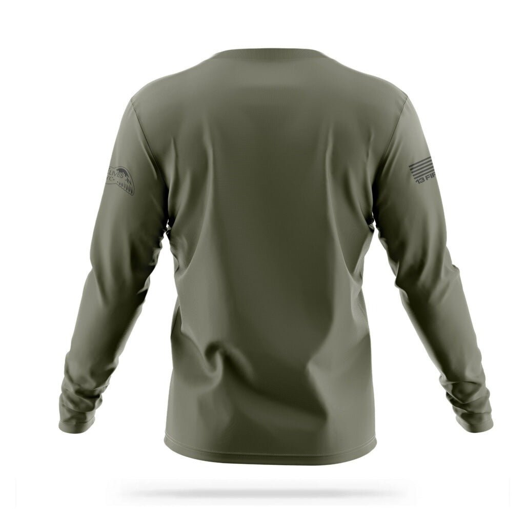 GOD'S WORK Utility Sport Long Sleeve (No Hoodie) - Blue Lives Matter NYC