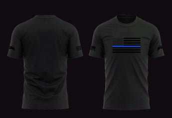 BLUE LIVES/1350 Apparel BLUE LINE Tee - Blue Lives Matter NYC