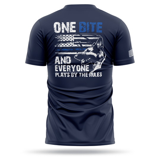 1350/BLUE LIVES One Bite Tee - Blue Lives Matter NYC
