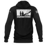 NEVER FORGET - The Other Twin Towers of New York Hoodie - Blue Lives Matter NYC