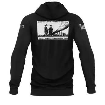 NEVER FORGET - The Other Twin Towers of New York Hoodie - Blue Lives Matter NYC
