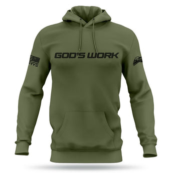 GOD'S WORK Hoodie - Blue Lives Matter NYC