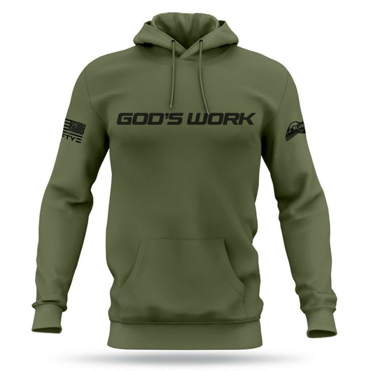 GOD'S WORK Hoodie - Blue Lives Matter NYC