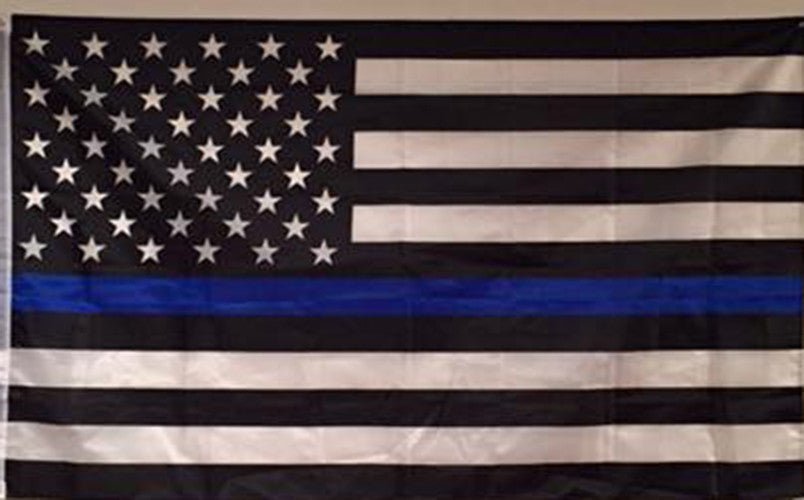 Thin Blue Line American Flag - Blue Lives Matter NYC