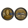 Corporal Ronil Singh Memorial Challenge Coin - Blue Lives Matter NYC