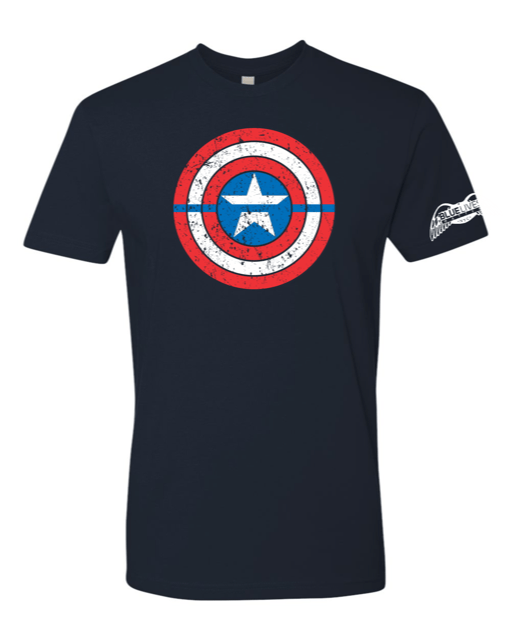 Captain BLUE Line Tee - Blue Lives Matter NYC