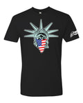 Lady Liberty American Green Tee - Blue Lives Matter NYC