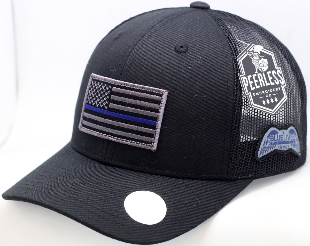 BLUE LIVES MATTER - NYC Trucker Style Hats - Blue Lives Matter NYC