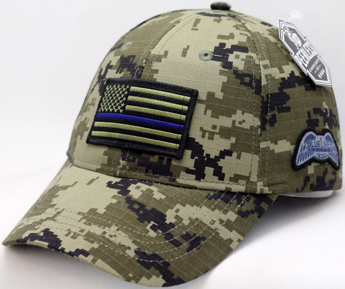 BLUE LIVES MATTER - NYC Trucker Style Hats - Blue Lives Matter NYC