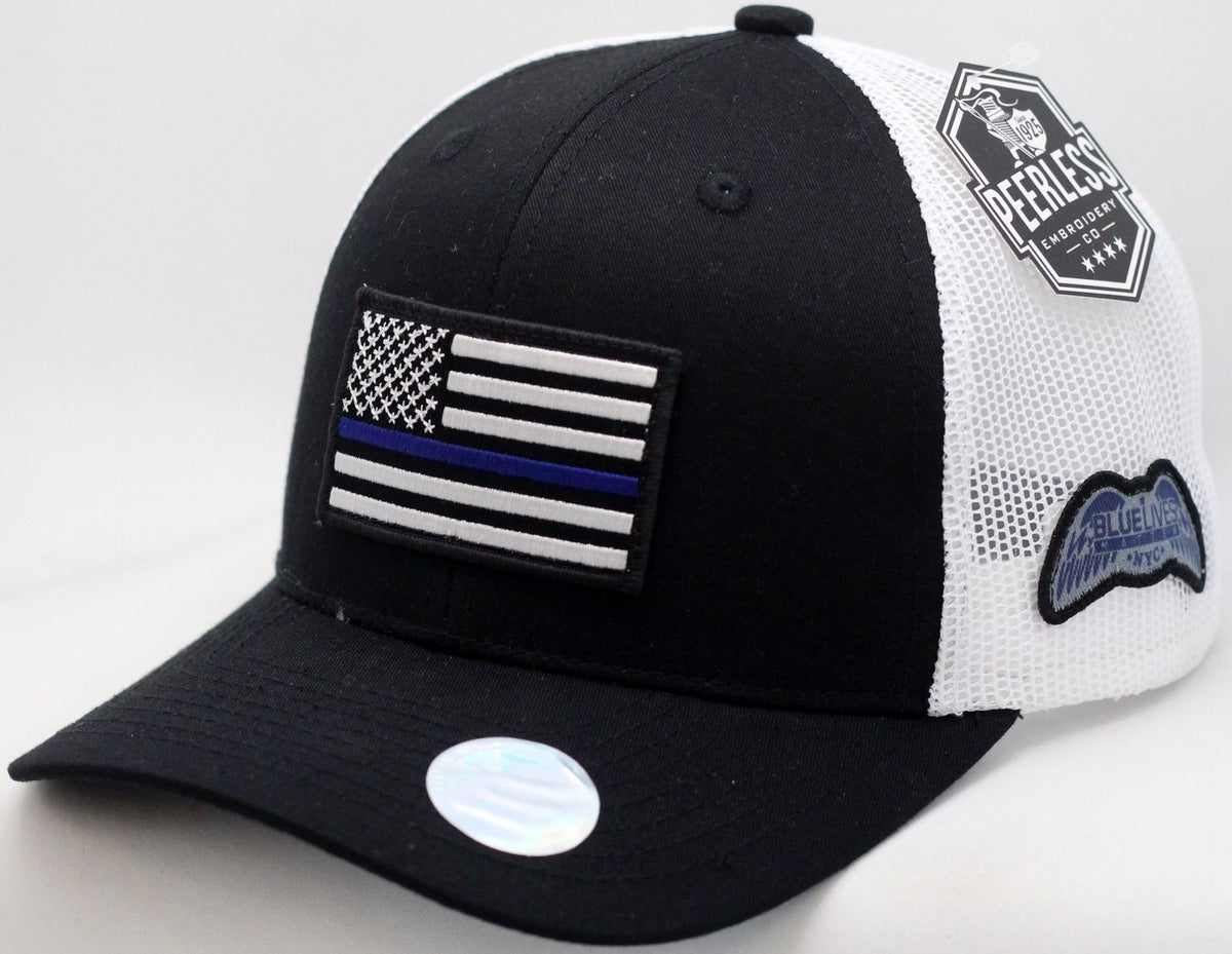 BLUE LIVES MATTER - NYC Trucker Style Hats - Blue Lives Matter NYC