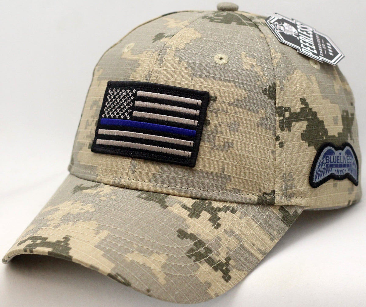 BLUE LIVES MATTER - NYC Trucker Style Hats - Blue Lives Matter NYC