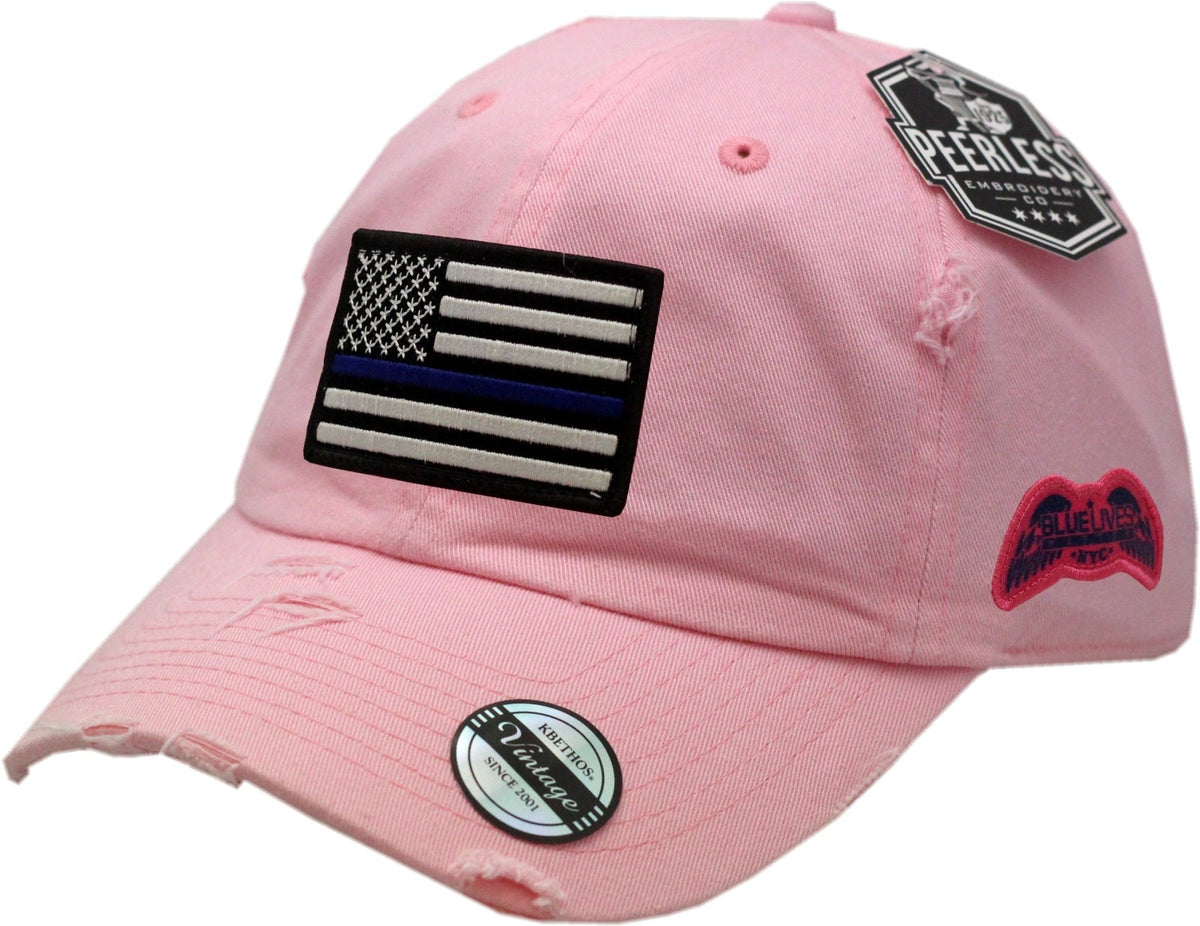 BLUE LIVES MATTER - NYC Trucker Style Hats - Blue Lives Matter NYC