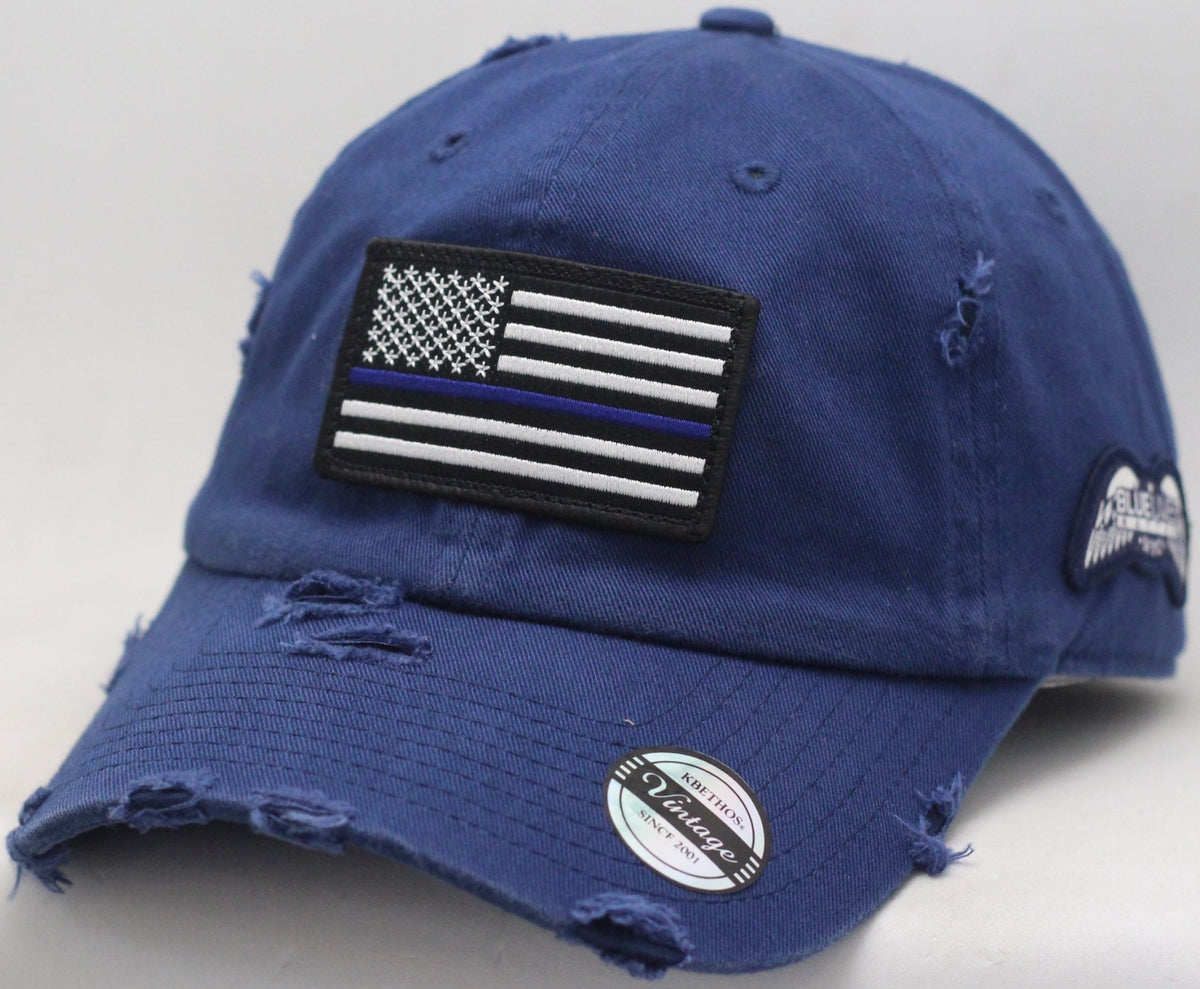 BLUE LIVES MATTER - NYC Trucker Style Hats - Blue Lives Matter NYC
