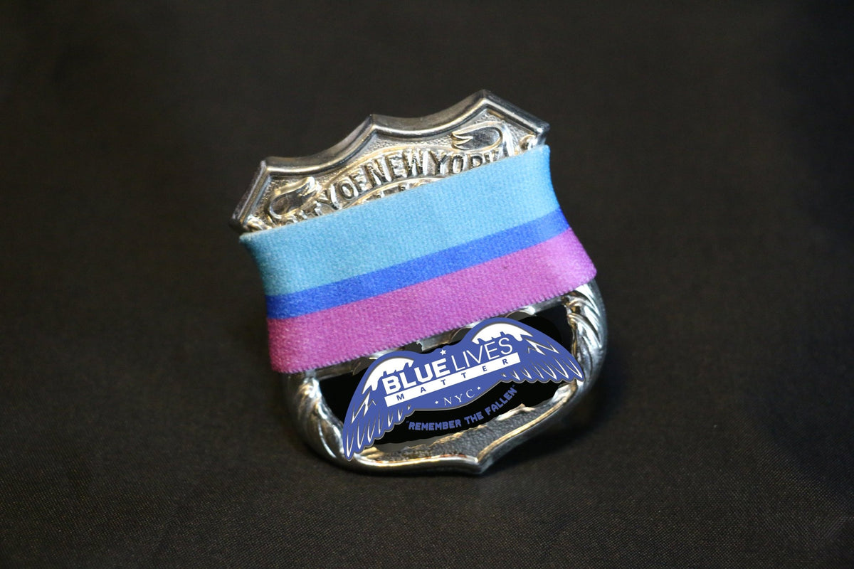 Thin Blue Line Suicide Awareness Mourning Band - Blue Lives Matter NYC